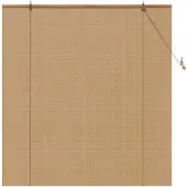vidaXL Rollo Braun 150 x 160 cm Bambus