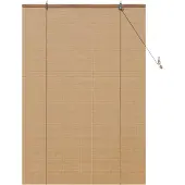vidaXL Rollo Braun 100 x 160 cm Bambus