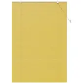 vidaXL Rollo Gelb 150 x 220 cm Bambus