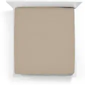 Bella Donna Topper Spannbetttuch La Piccola 200x200 cm | champagner - braun