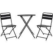 House Doctor Helo Bistro-Set schwarz
