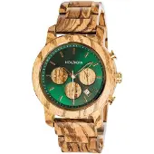 Holzkern Blätterdach Chronograph Herrenuhr