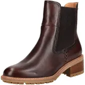 Pikolinos Damen Stiefelette Leder Chelsea Boot mit Blockabsatz Medina W0D-8792, Größe:39 EU, Farbe:Rot
