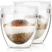 Bodum Glas Pavina To Go Transparent 200 ml (Set von 2 Stück)