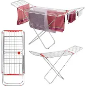 Kadax Wäscheständer "Macau", großer Trockner mit zwei klappbaren Flügeln, 175 cm