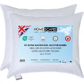 Homescapes KOPFKISSEN 60/70 cm, 2er-Set aus Super-Mikrofaser