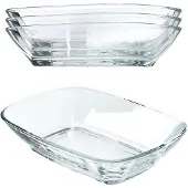 Kadax Glas Salatschüssel 230ml Snackschale 4-tlg