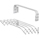 Kadax klappbarer Wäscheständer für Waschraum, platzsparender Wäschetrock-ner aus Metall (60cm)