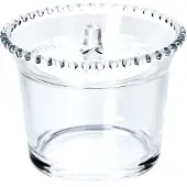 Kadax Zuckerdose, Zuckerdose mit Deckel, Zuckerbehälter aus Glas, elegant