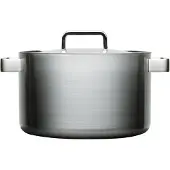 Iittala Tools Kochtopf mit Deckel - 8 l - Gebürsteter Edelstahl