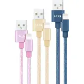 Nanocable 10.10.0401-CO2, 1 m, Lightning, USB A, Männlich, Männlich, Blau, Gold, Pink