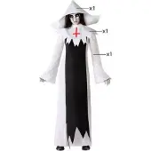 Atosa Zombie Nun Damenkostüm