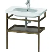 Duravit Handtuchhalter DURASTYLE 440x740mm m Abl. bas matt/nussbaum mass