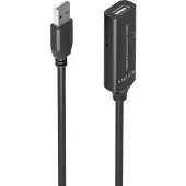 Aisens A101-0915, 10 m, USB A, USB A, USB 2.0, Schwarz