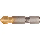 Ks Tools 336.0329, Bohrer, Entgratfräser, Drehung der rechten Hand, 1,24 cm, 56 mm, Nicht-eisenhaltiges Metall, Weiches Metall, Stahl