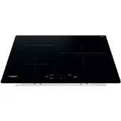 Whirlpool WS Q1160 NE, Schwarz, Integriert, 59 cm, Zonen-Induktionskochfeld, Glaskeramik, 3 Zone(n)
