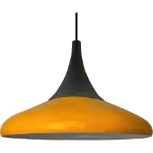 Bamyum Pendelleuchte Paladin Grau Metall Ø35cm, Gelb Modern Hängelampe