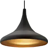 Bamyum Pendelleuchte Paladin Metall Ø35cm, Schwarz Modern Hängelampe