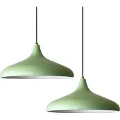 Bamyum Pendelleuchte Champion, E27, Ø35 Kinderzimmer Lampe 2-Flammig Schlafzimmer Lamp Metall, Wohnzimmerlampe Hängelampe, Moderne Esszimmerlampe Kuppel