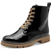 Marco Tozzi Schnürstiefel Schwarz in Gr. 40