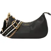 Ted Baker Umhängetasche Schultertasche Essiy Webbing Leather Crossbody Bag Black schwarz