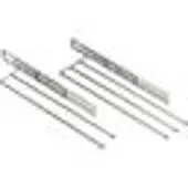 Hettich Handtuchhalter 2 Stangen 102x495 mm verchromt
