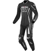Berik Absolute GP Schwarz Weiß 1-Teiler Motorrad Lederkombi Größe 56