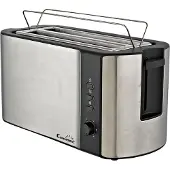 COMELEC TP 1727, 2 Scheibe(n), Schwarz, Edelstahl, Edelstahl, Tasten, Drehregler, 1400 W, 220 - 240 V