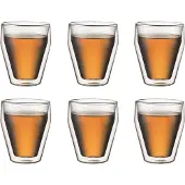 Bodum Glas-Set Titlis Transparent 250 ml (Set von 6 Stück)