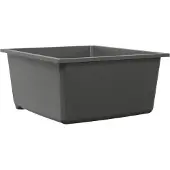vidaXL Küchenspüle Grau 38 x 44 x 20 cm Granit