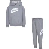 Nike Sweatset - Grau Meliert m. Weiß - - 4 Jahre (104) - Sweatsets