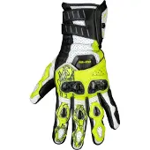 IXS RS-200 3.0 Weiß Schwarz Gelb Handschuhe Größe M