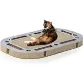 Canadian Cat Company Katzen Spielplatz mit Kratzbaum | PlayPlate von Canadian Cat | Betonoptik