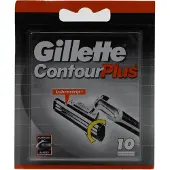 Gillette Contour Plus - Männer - - Contour Plus - Mehrfarbig - PEG-115M; Peg-7M; Peg-100; BHT - 10 Stück(e)