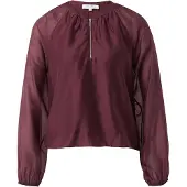 Comma Blouses Burgundy Größe: 38 | Blusen Outlet | Damen | Braun