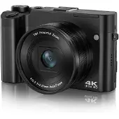 INF 4K-Doppelobjektivkamera mit Touchscreen und 32 GB-Speicherkarte