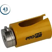 Areco ProFit Multi Purpose HM hulsav med adapter, 43 mm