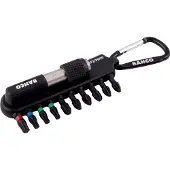 Bahco 1/4" Torsion Bit-Satz für Phillips/Pozidriv/Torx Schrauben im praktischem Kunststoffhalter - 11-t