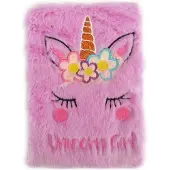 Easy Stationery Plüsch-Notizbuch A5/80K Einhorn EASY