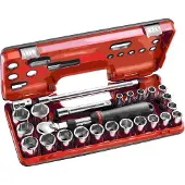 Facom Steckschluessel-Set 1/2Z D-Box, 21tlg