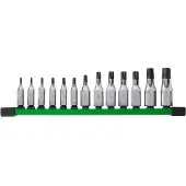 Milwaukee SCHAFT-STECKSCHLÜSSEL-SATZ 13-tlg. 1/4+3/8 TORX