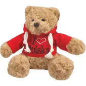 Beppe Teddybär, 16 cm, mit Kapuzenpullover, geeignet für Babys und Kleinkinder ab 0 Monaten