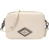 Replay Umhängetasche Crossbody Bag White Smoke creme