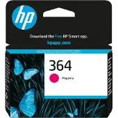 HP 364 Magenta Original Druckerpatrone, Standardertrag, Magenta, Tinte auf Farbstoffbasis, 1 Stück(e), 300 Seiten