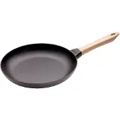 Staub Bratpfanne mit Holzgriff 28 cm, schwarz