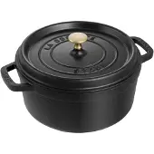 Staub Bräter La Cocotte Rund Schwarz 22 cm