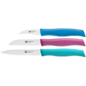 Zwilling 38099-004-0, Messer-Set, Edelstahl, Kunststoff, Silber, Mehrfarbig, Ergonomisch