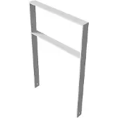 SCHAKE Flachstahlbügel 80x12mm, Breite: 450mm Gesamthöhe:1200 mm + Querholm feuerverzinkt