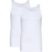 Schiesser Unterhemd Herren 176038 White (2er Set)-XXL