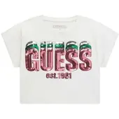 GUESS T-Shirt J5RI10 K8HM4 Weiß Regular Fit